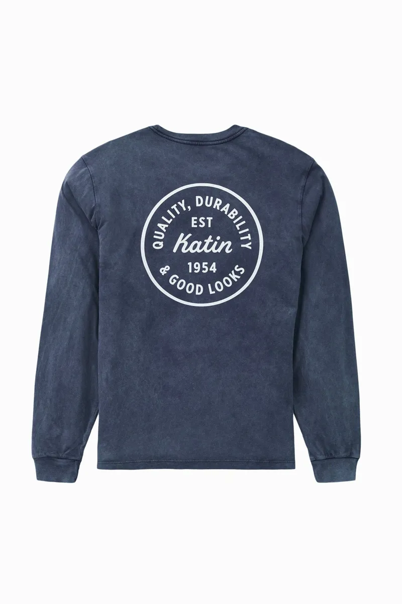Katin League Long Sleeve Tee Navy Mineral-3